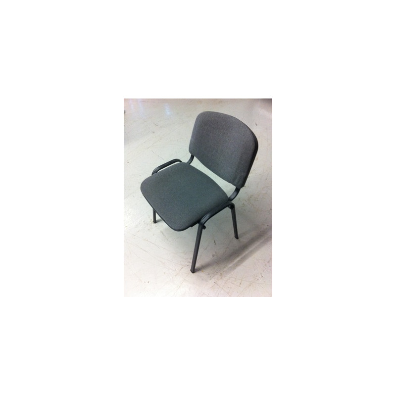 CHAISE EN TISSUS GRIS