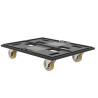 CHARIOT DE TRANSPORT AVEC 4 ROUES POUR CAISSON TTS18-AII RCF