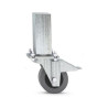PIED CARRE AVEC ROULETTE - HAUTEUR 24,5 cm CONTESTAGE