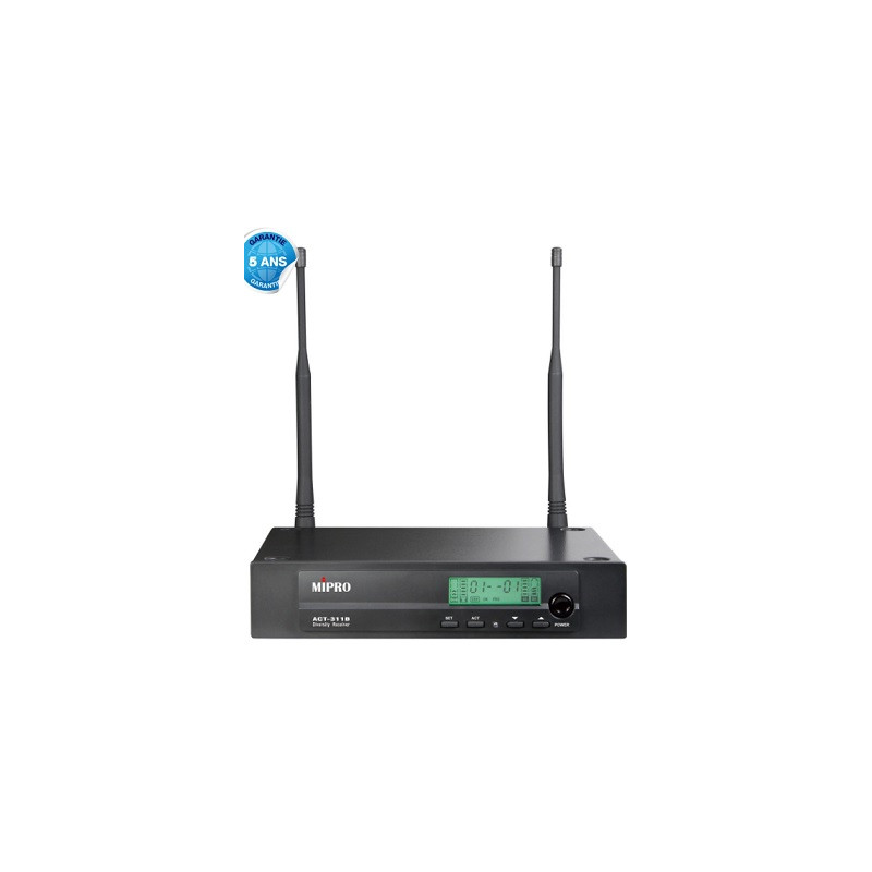 RECEPTEUR SANS FIL 1 CANAL MIPRO ACT-311-II RECEPTEUR SANS FIL 1 CANAL MIPRO ACT-311-II