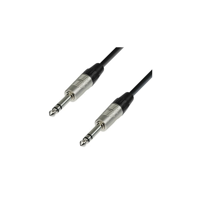 CORDON JACK MALE 6.35 / JACK MALE 6.35 STEREO 6M CORDON JACK MALE 6.35 / JACK MALE 6.35 STEREO 6M