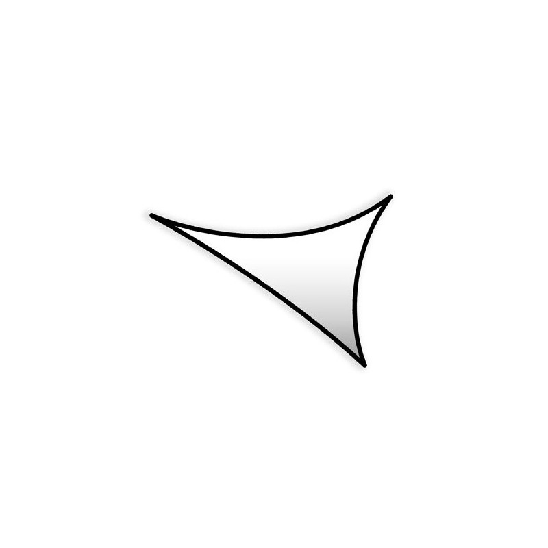 LYCRA BLANC A TENDRE TRIANGLE 5M x 3M LYCRA BLANC A TENDRE TRIANGLE 5M x 3M