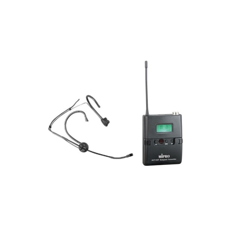 MICRO SERRE-TETE ULTRA LEGER + EMETTEUR MIPRO MICRO SERRE-TETE ULTRA LEGER + EMETTEUR MIPRO