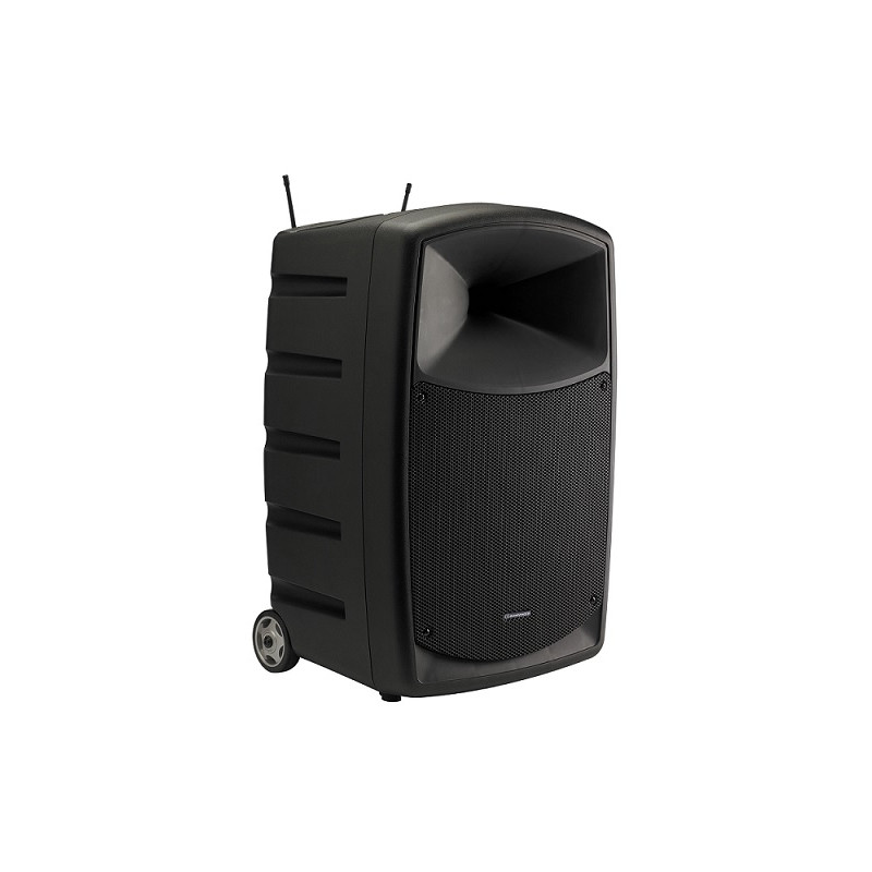 ENCEINTE PORTATIVE SUR BATTERIE 120W +MIXER +2 MICROS +BLUETOOTH AUDIOPHONY ENCEINTE PORTATIVE SUR BATTERIE 120W +MIXER +2 MICROS +BLUETOOTH AUDIOPHONY