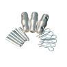 KIT DE JONCTION MX290 : 3 MANCHONS + 6 GOUPILLES + 6 CLAVETTES