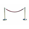 2 POTELETS POTEAUX DE GUIDAGE + 1 CORDON VELOURS
