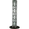 SUPPORT EN STRUCTURE ALU AVEC EMBASE LOURDE HAUTEUR 2M