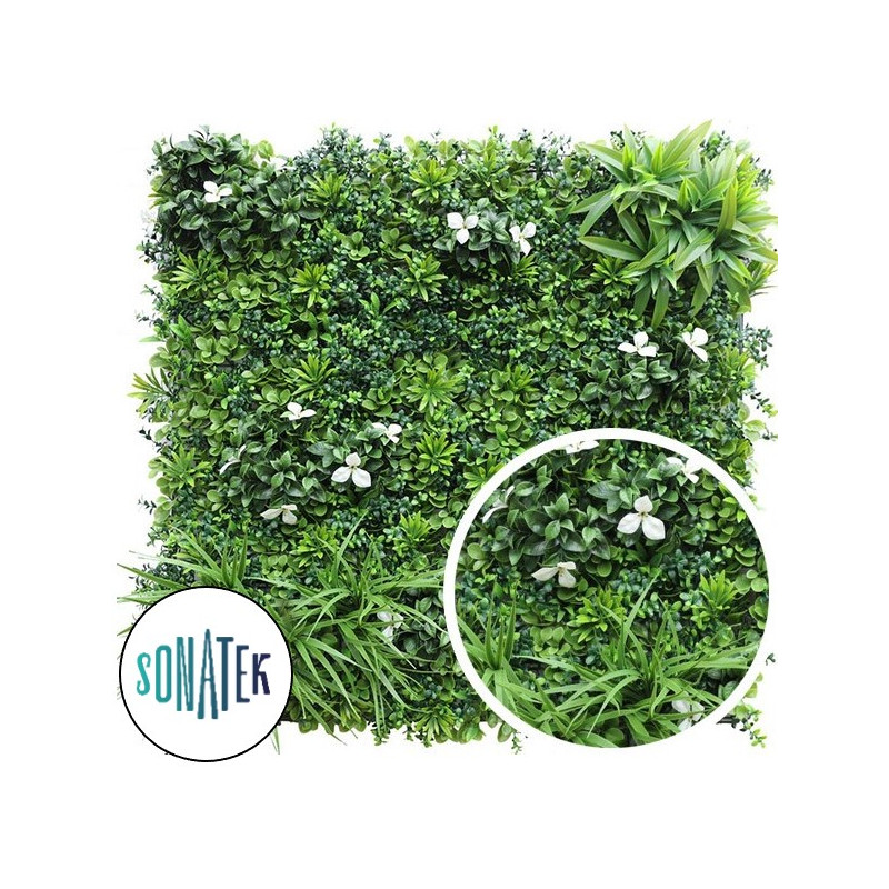 MUR VEGETAL ARTIFICIEL FLORA 1X1 