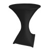 HOUSSE EN STRETCH NOIR POUR MANGE DEBOUT LORMD84 