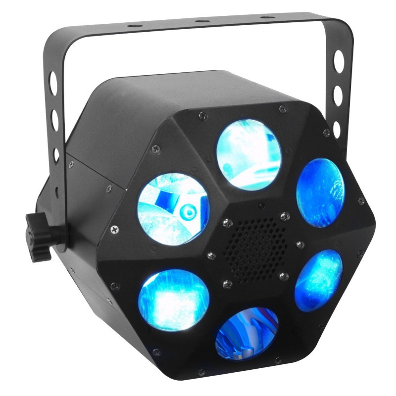 BEAM MOONFLOWER STROBE, LASER MULTIPOINTS ADJ