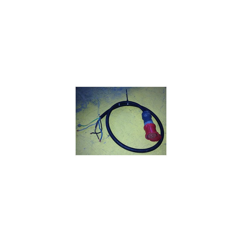 CORDON 63A FEMELLE 5G16 / FIL NU EN 2 METRES