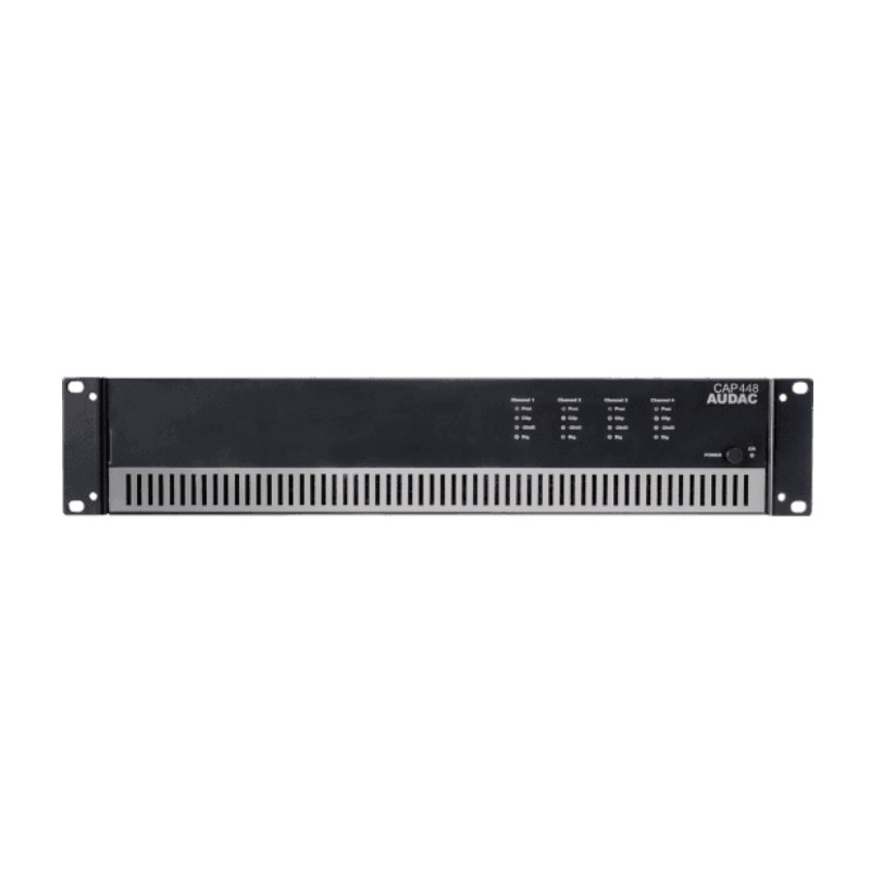 AMPLIFICATEUR 4 CANAUX 4 x 480W / 100V AUDAC
