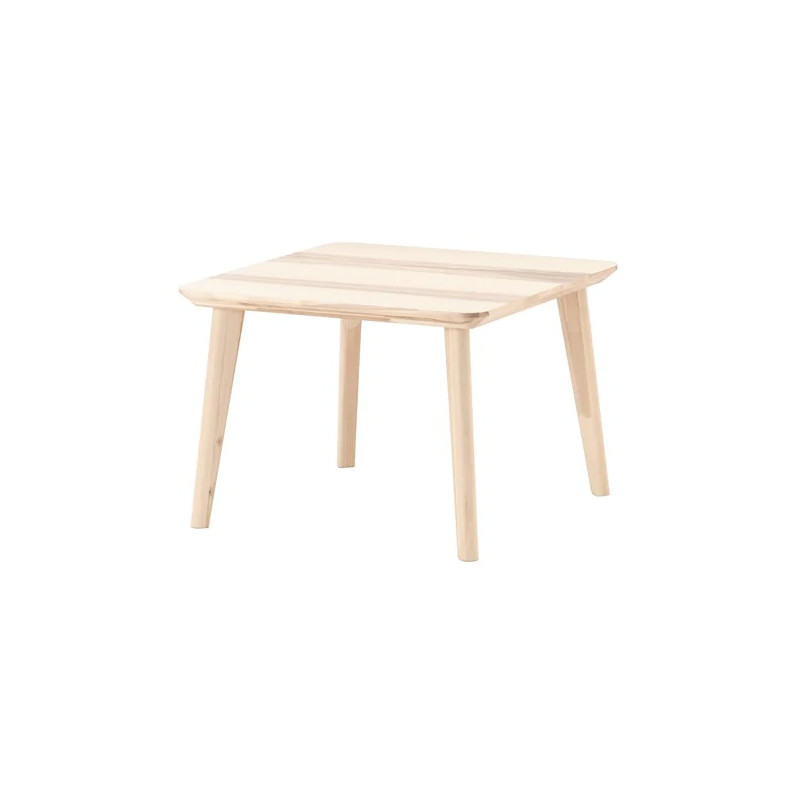 TABLE BASSE PLEQUE FRENE 70X70X50cm