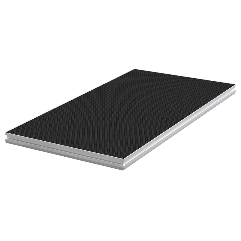 PLATEFORME 2M X 1M ANTIDERAPANT 750KG/M² NOIRE CONTESTAGE