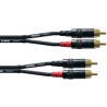 DOUBLE RCA MALE 1.5 METRE CORDIAL 