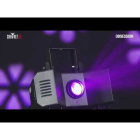 EFFET FLOWER A LED AVEC GOBOS ROTATIFS CHAUVET 