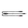 CORDON 2 RCA MALE / 1 MINI JACK MALE STEREO 1M50
