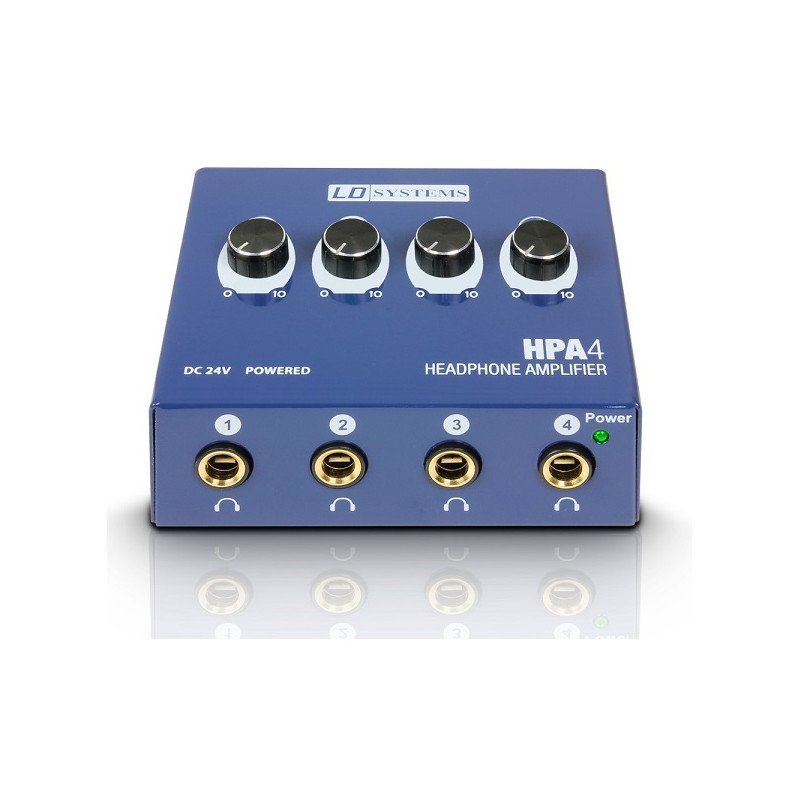AMPLI CASQUE STEREO 4 CANAUX LD SYSTEMS