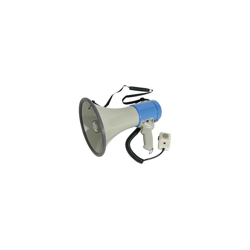 MEGAPHONE 25W AVEC MICRO SUR CABLE - PILES NON INCLUSES