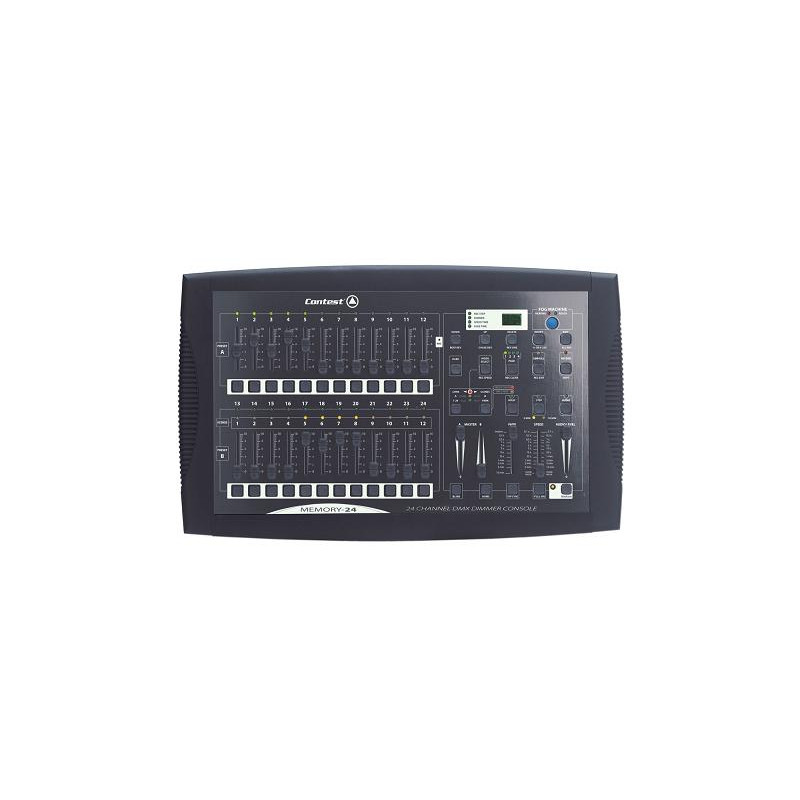 CONSOLE LUMIERE DMX 24 CANAUX CONTEST