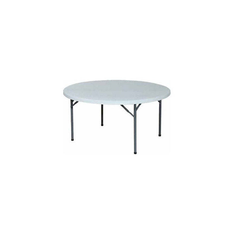 TABLE RONDE POLYETHYLENE Ø178 CM LORCA