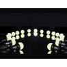 GUIRLANDE DE FETE A LED 10 METRES 20 LAMPES LED BLANC CHAUD