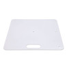 EMBASE LOURDE CARREE BLANCHE POUR STRUCTURE 600 X 600 MM 14 KG WENTEX