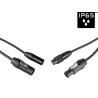CORDON DMX 3 BROCHES ET POWERTRUE1 IN/OUT 3M HILEC