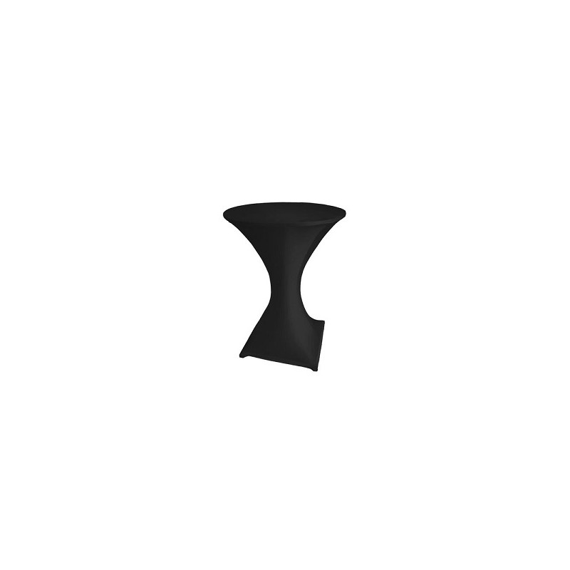 HOUSSE EN STRETCH NOIR POUR MANGE DEBOUT LORMD84 