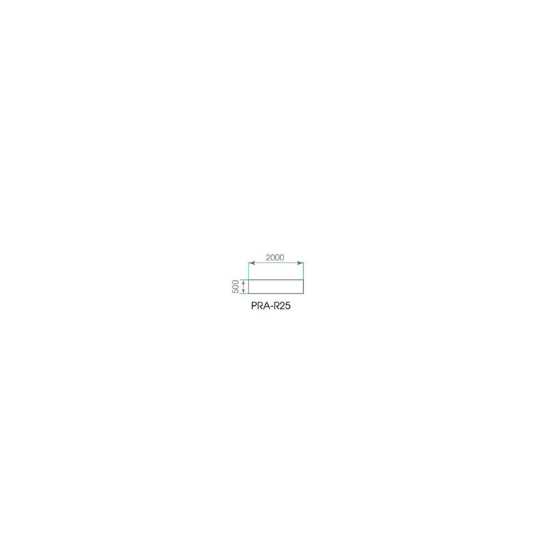 PRATICABLE 2M X 0.5M SANS PIED ASD
