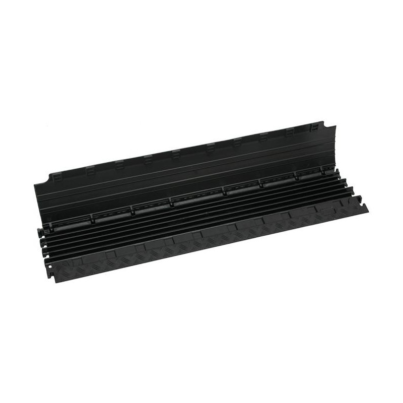 PASSAGE CABLE NOIR 6 VOIES - 100 X 28 X 3,2 CM