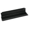 PASSAGE CABLE NOIR 6 VOIES - 100 X 28 X 3,2 CM