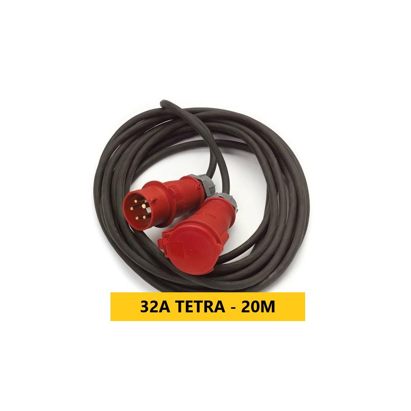 RALLONGE P17 32A 5G6 EN 20 METRES