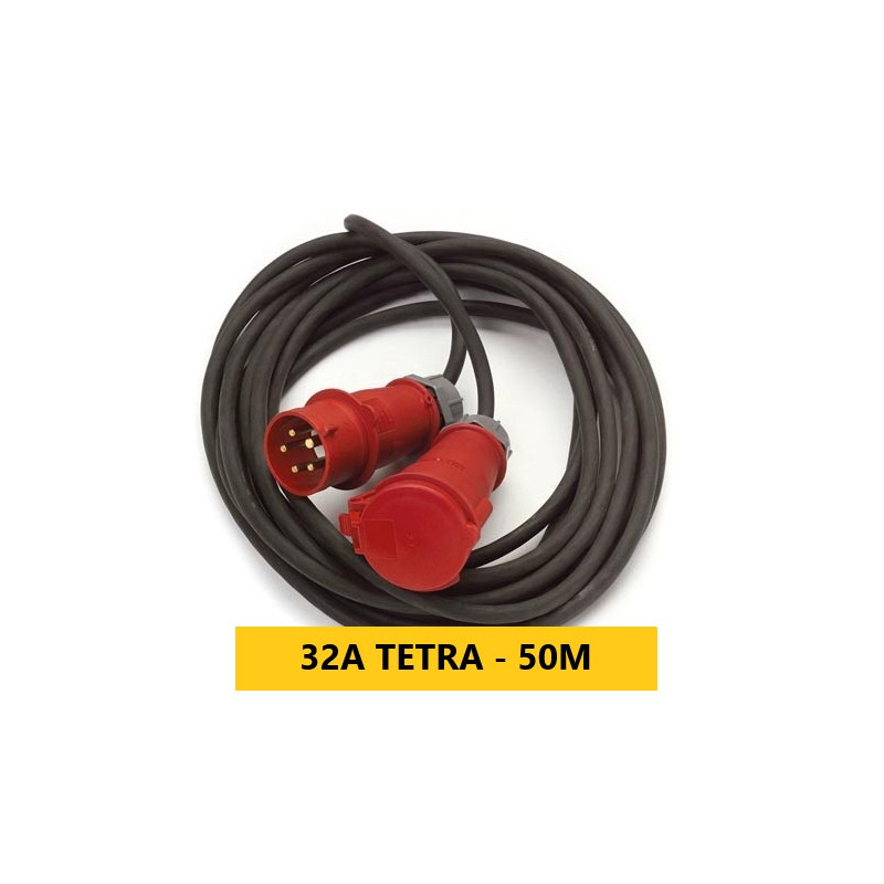RALLONGE P17 32A 5G6 EN 50 METRES