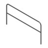 GARDE CORPS 2M x 1M POUR PRATICABLE ASD