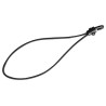 CORDE ELASTIQUE NOIRE 4 X 250 MM AVEC CROCHET