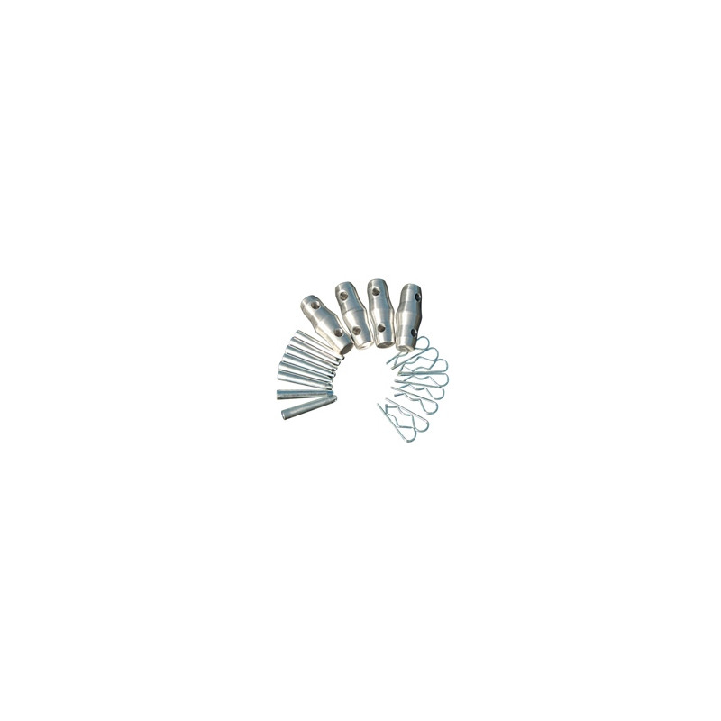 KIT DE JONCTION MZ290 : 4 MANCHONS + 8 GOUPILLES + 8 CLAVETTES