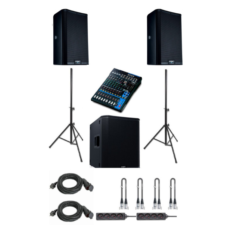 PACK CAFE CONCERT 5 800W POUR 150 PERSONNES / 150M² MAX 