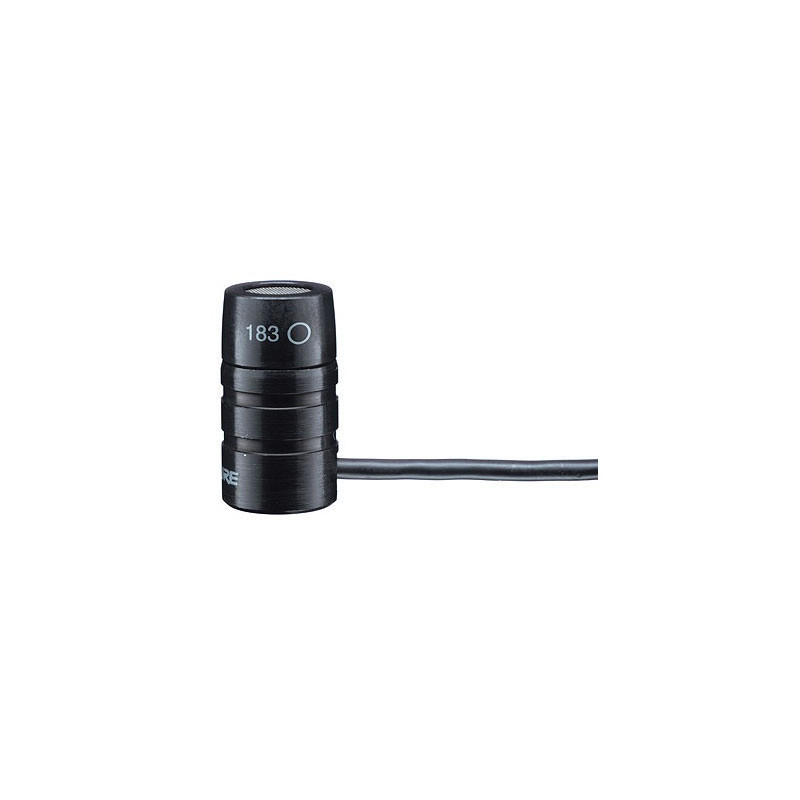 MICRO CRAVATE STATIQUE OMNIDIRECTIONNEL NOIR MINI TQG SHURE