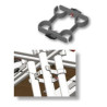 RACCORD 4 PIEDS POUR PRATICABLE ASD