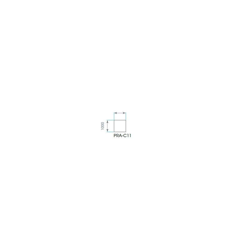 PRATICABLE 1M X 1M SANS PIED ASD