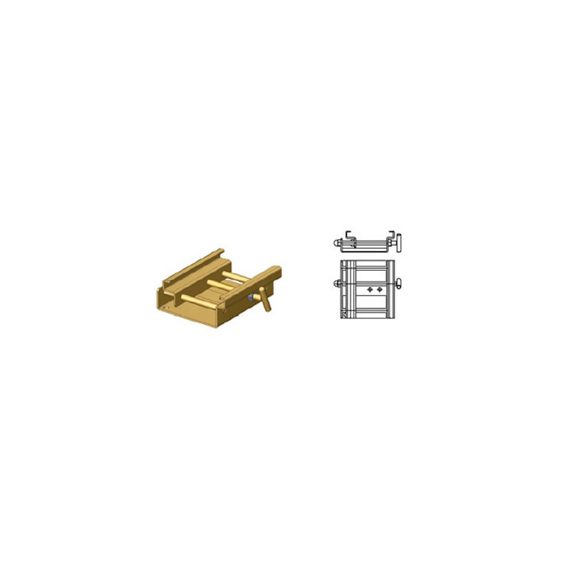 CRAPAUD - PINCE IPN AJUSTABLE DE 45 à 130mm - CHARGE MAX UTILE : 500 KG ASD