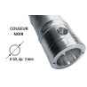 TUBE ALU 3 METRES DIAMETRE 50mm FORTE CHARGE ASD NOIR