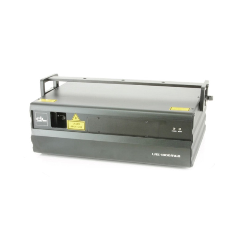 LASER RGB 1500mW 13 CANAUX DMX + ILDA + FLIGHT CASE