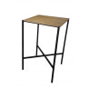 MANGE-DEBOUT HAUTEUR 110CM 69x69 PLATEAU BOIS BAMBOU