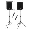 PACK DE 2 ENCEINTES SUR BATTERIE ELECTRO VOICE 400W + 2 MICROS HF MAIN SM58 