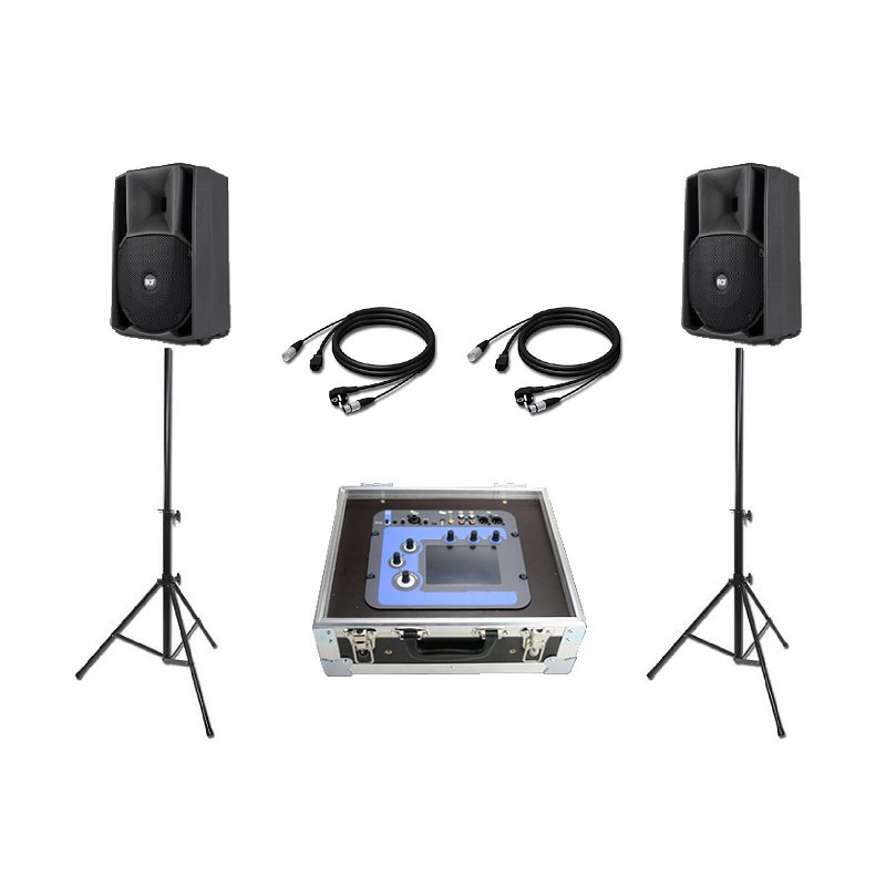 PACK SONO 2X750W ET DJ VIRTUEL POUR 60 PERSONNES