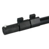 TUBE TELESCOPIQUE 2 VOIES 180 A 420 CM NOIR WENTEX