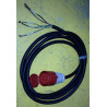 CORDON 32A FEMELLE 5G6 / FIL NU EN 2 METRES