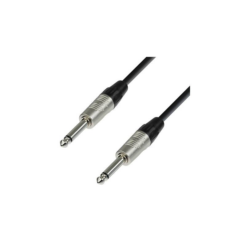 CORDON ADAPTATEUR JACK 6.35 MALE / JACK 6.35 MALE MONO